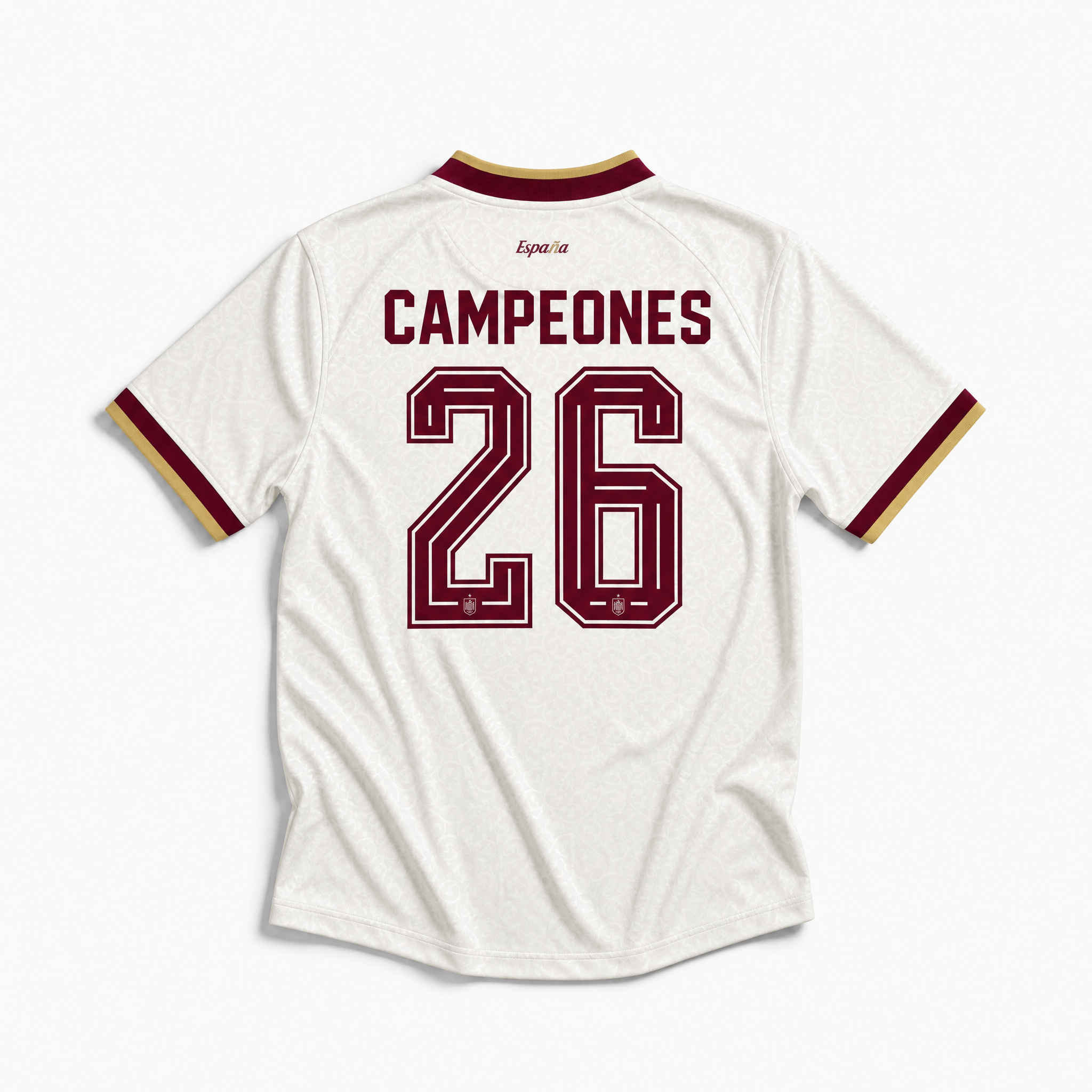 Spain Jersey "CHAMPIONS" Away 2026