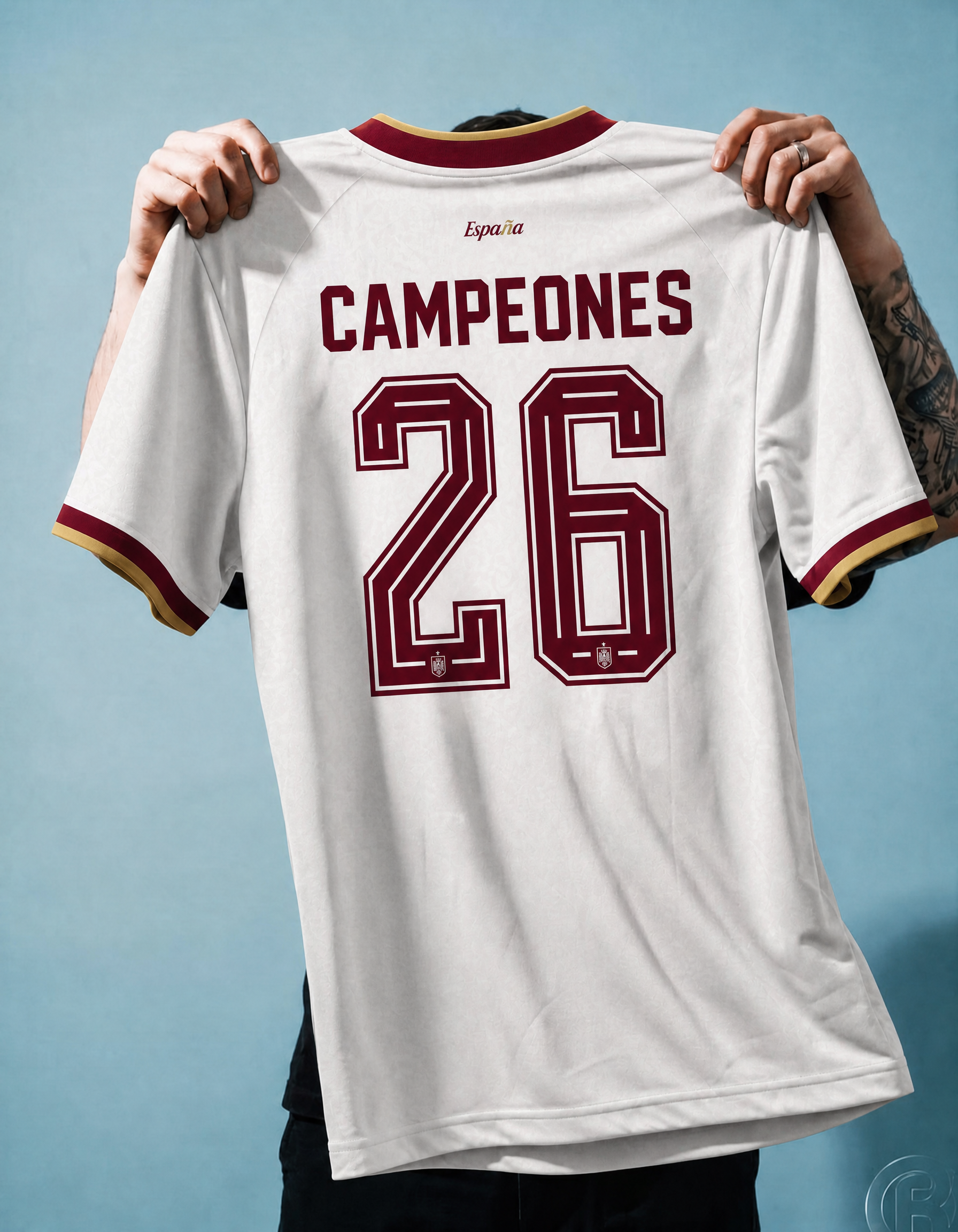Spain Jersey "CHAMPIONS" Away 2026