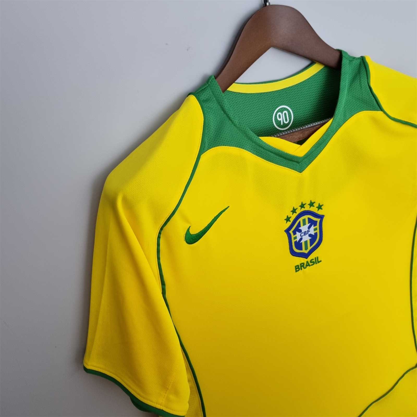 Ronaldinho Brazil Home Jersey 2004