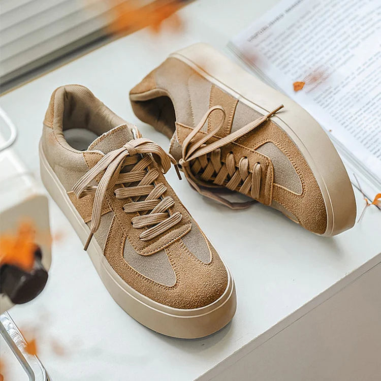 Herren Bundeswehr Sneaker Casual Dicke Sohle Bequem Modisch Sportschuhe