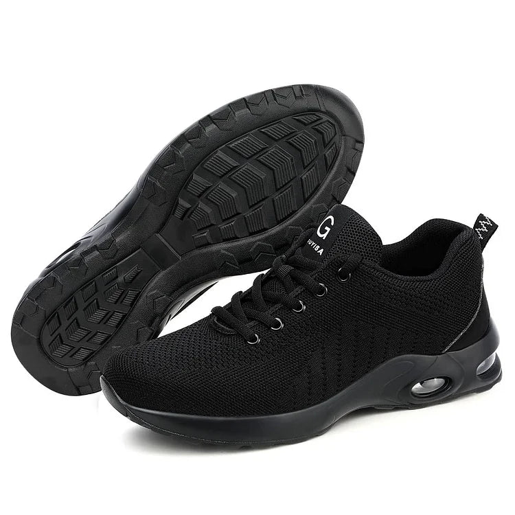 Bequeme Schuhe mit Stahlkappe gegen Ermüdung