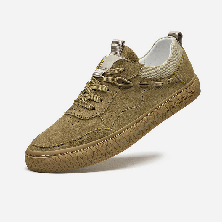 Lässige Wildleder-Sneakers für Herren mit strukturierter Sohle