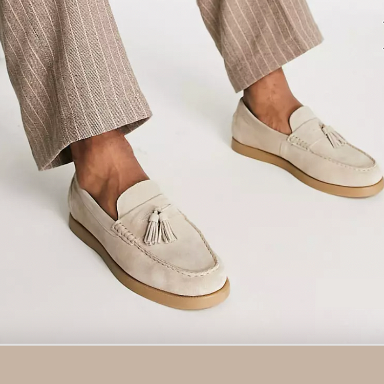 Klassische Herren-Loafer aus Wildleder