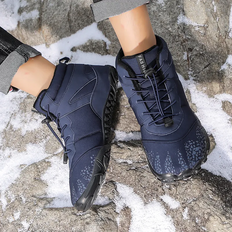 Winter Barfußschuhe Outdoor Warme und wasserdichte Schneestiefel