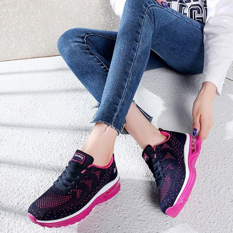 Lamincoa Damen Air-Laufschuhe leichte Damen-Sneaker mit Luftpolster Walking-Tennisschuhe für Damen