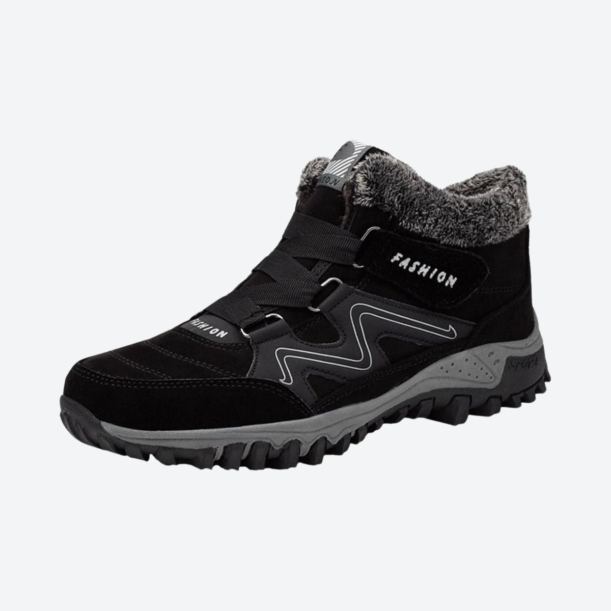 Warme Kunstpelzstiefel für Damen