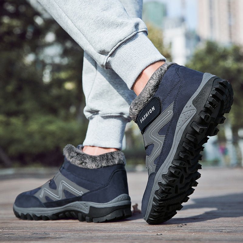 Warme Kunstpelzstiefel für Damen