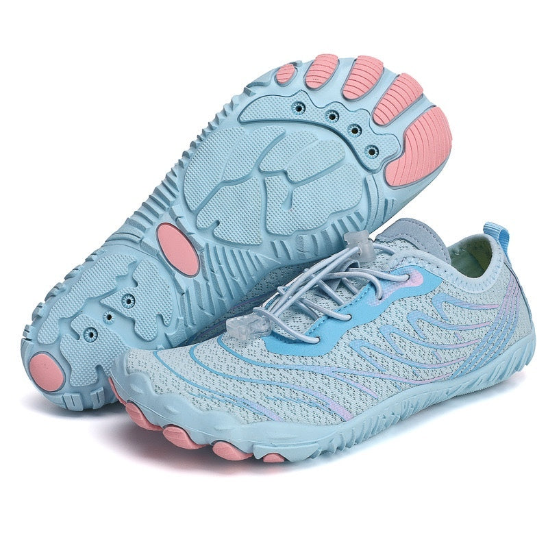 Komfortable Barfußschuhe mit Anti-Rutsch-Sohle – Orthopädisch – Blau