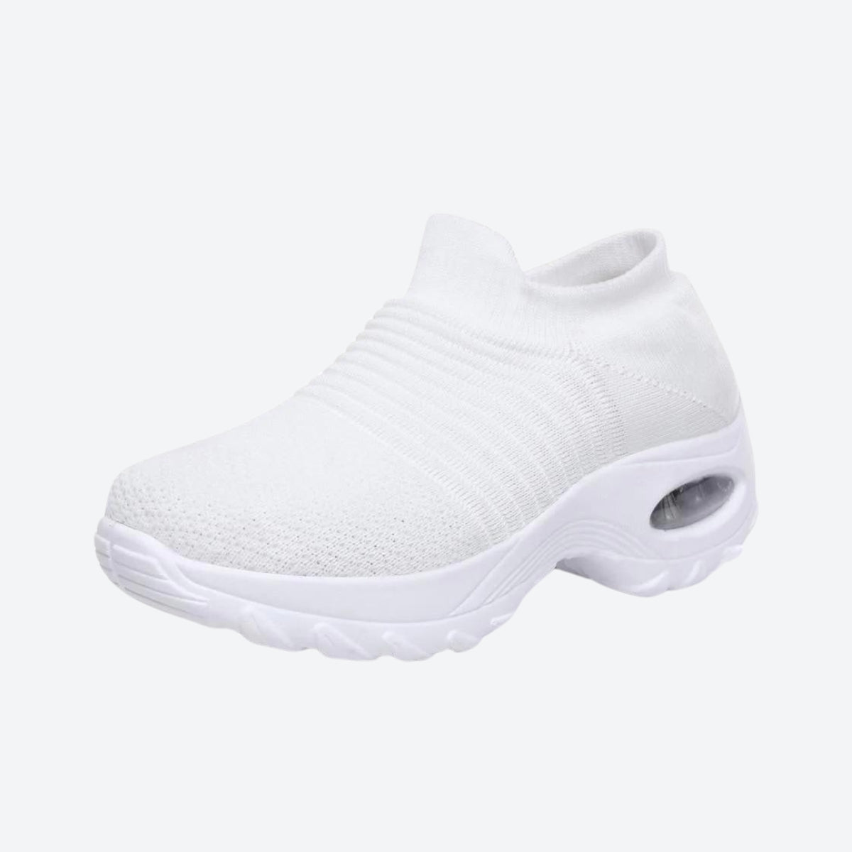 Damen Air Cushion Sport Laufschuhe Atmungsaktive Mesh Walking Slip-on Sneakers