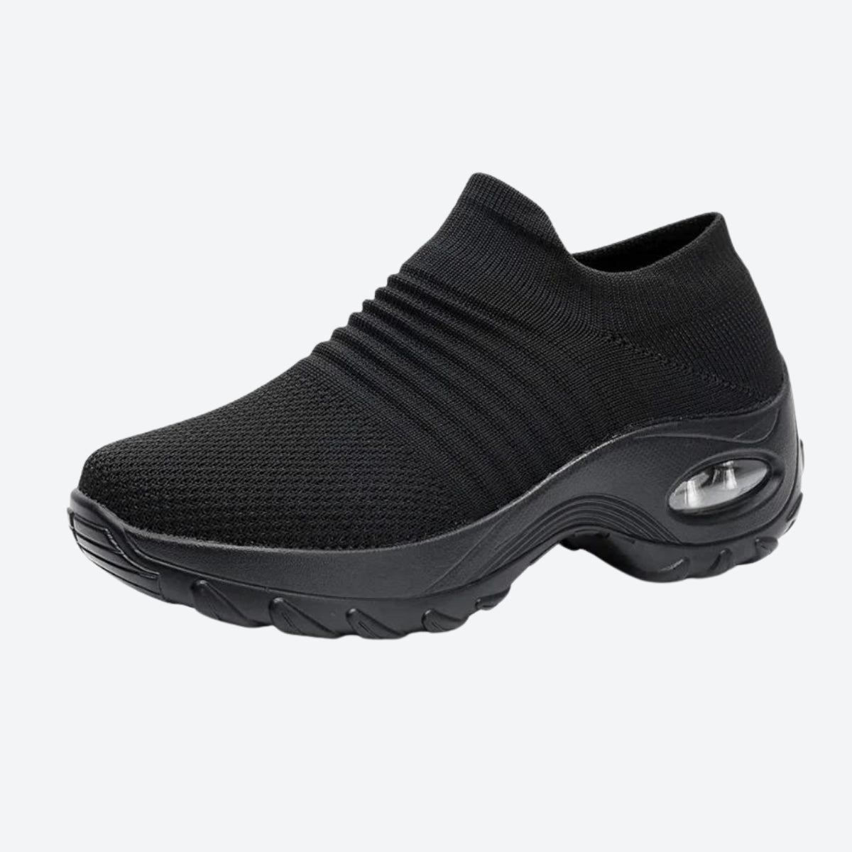 Damen Air Cushion Sport Laufschuhe Atmungsaktive Mesh Walking Slip-on Sneakers