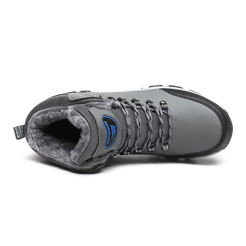 Herren Winterstiefel Orthopädische Schuhe - Grau
