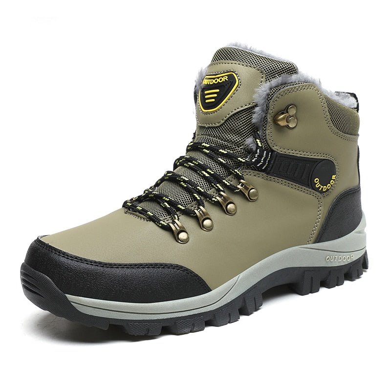 Herren Winterstiefel Orthopädische Schuhe - Grün