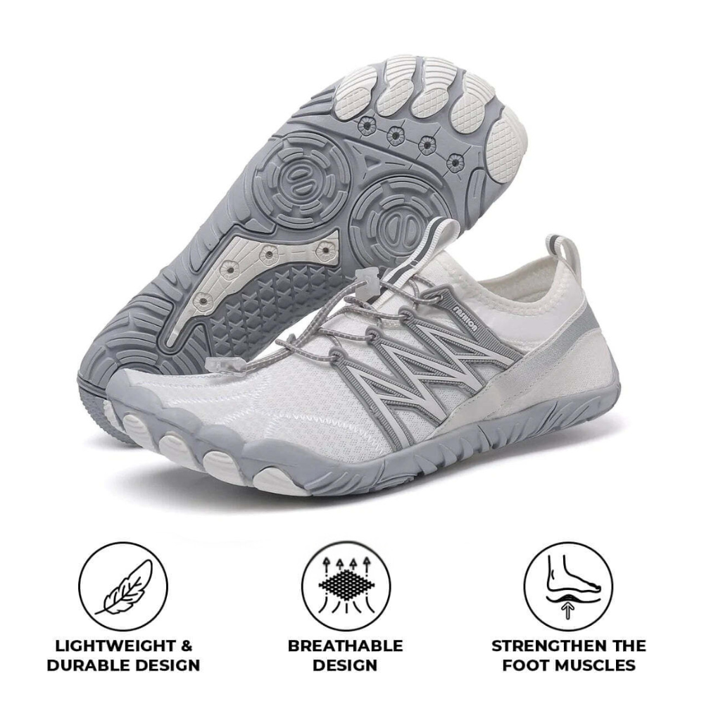 Bequeme Barfuß Orthesenschuhe -Grau