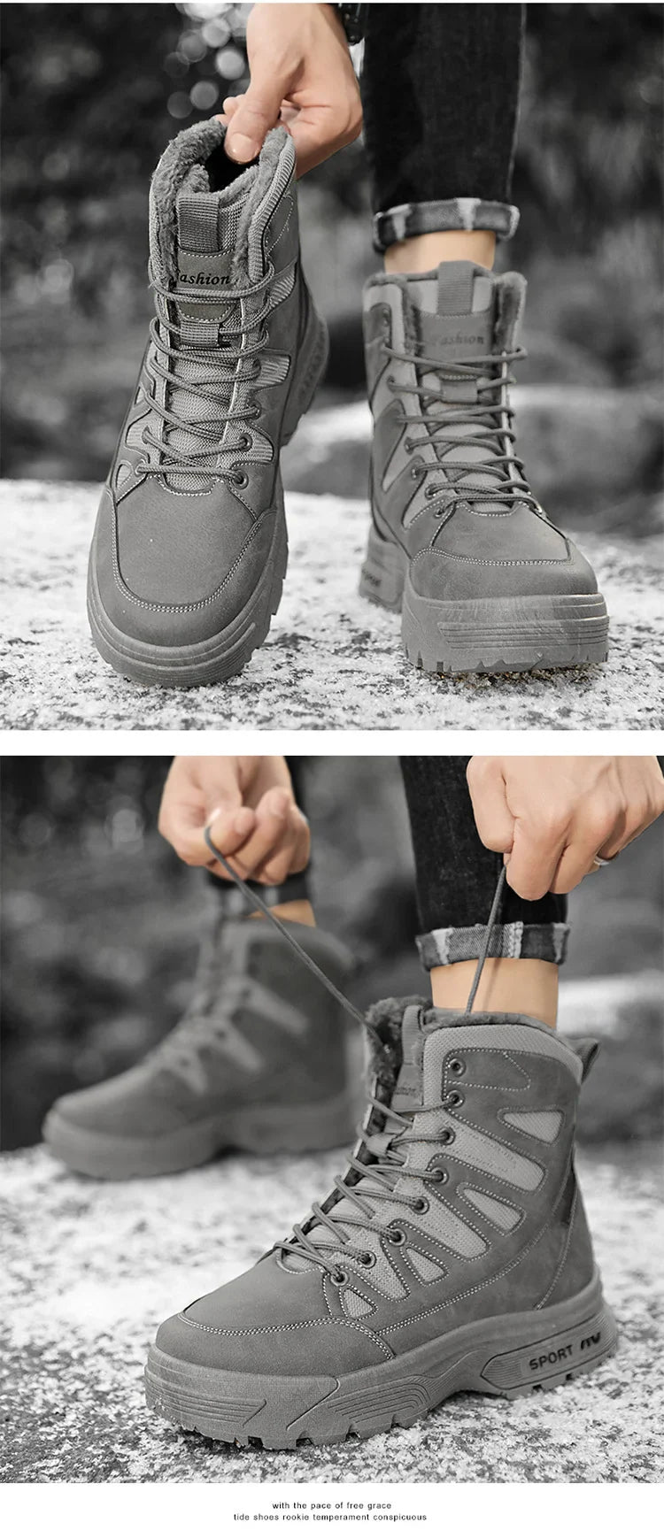 Wasserdichte Schneestiefel für Herren