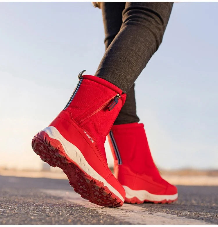 Winterstiefel für Damen & Herren – Mit praktischem Reißverschluss an der Seite