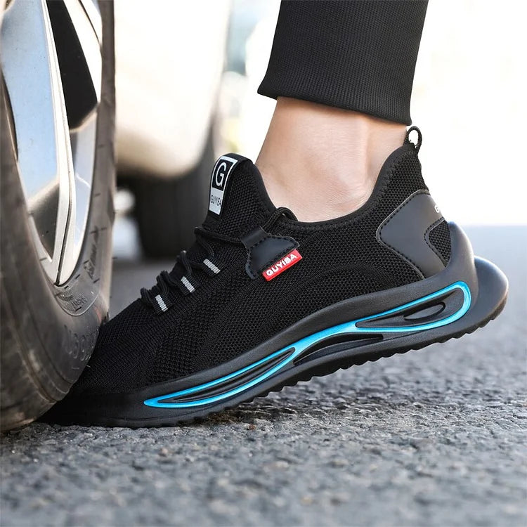 Sicherheitsschuhe mit Stahlkappe Arbeitsschuhe Bequeme und leichte Sicherheitsturnschuhe