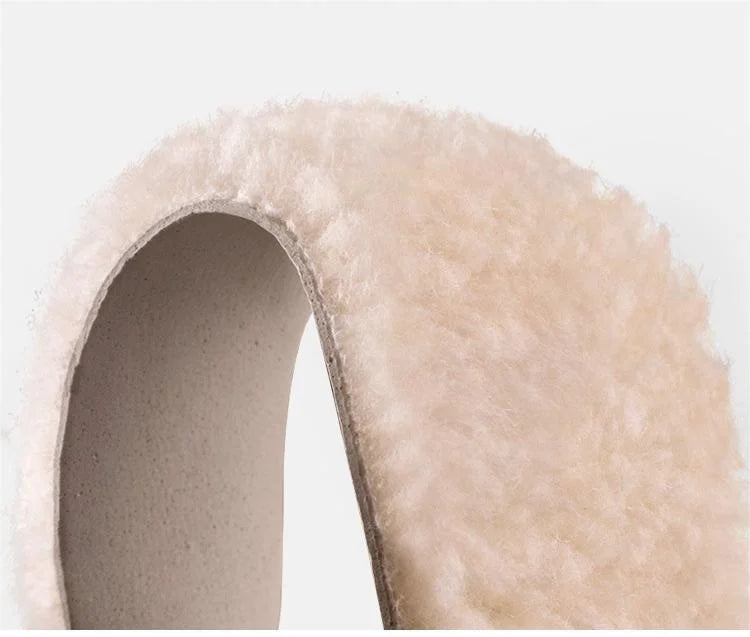Winter-Schneestiefel aus rutschfestem Samt mit Schnürung