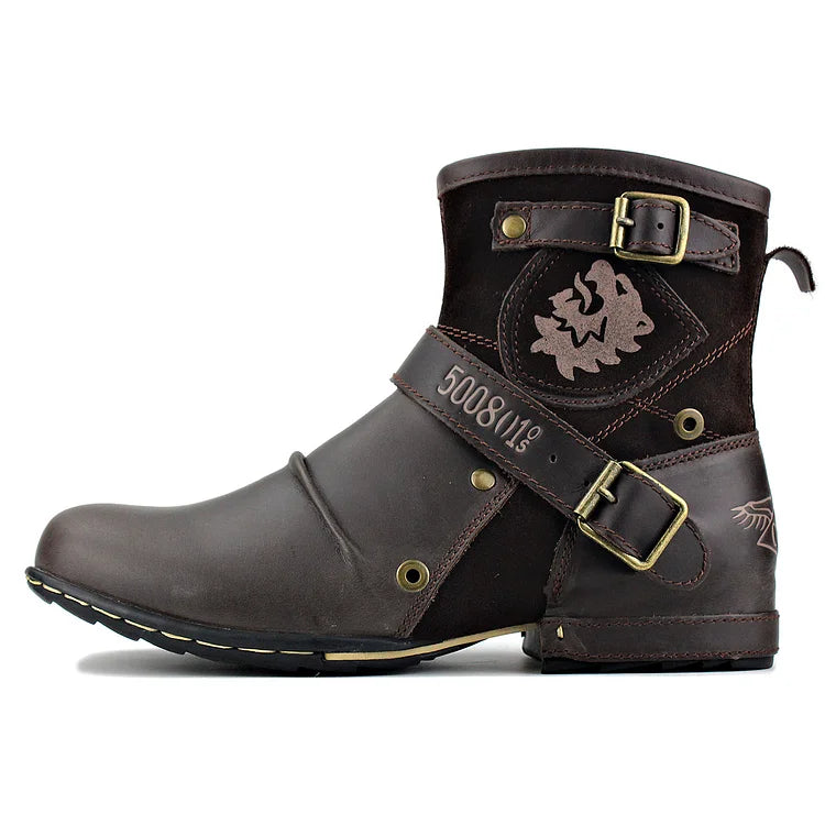 Herren Orthopädische Stiefel Ground Leder Winterschuhe
