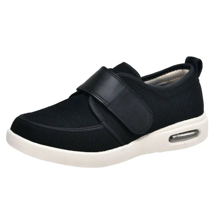 Weite Stretch-Schuhe ohne Schnürung verstellbarer Verschluss