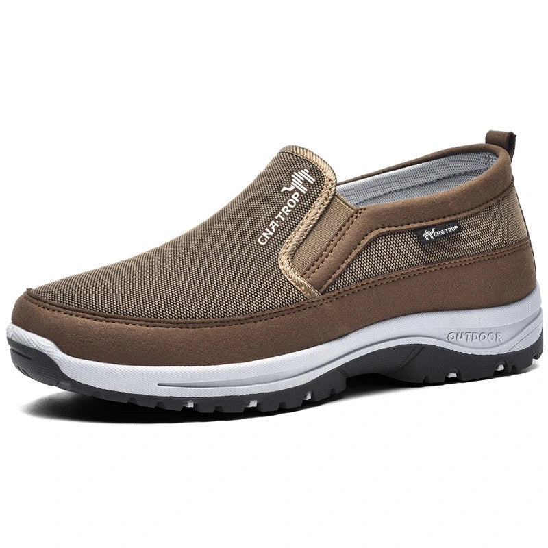 Atmungsaktive orthopädische leichte Wanderschuhe für unterwegs - Beige