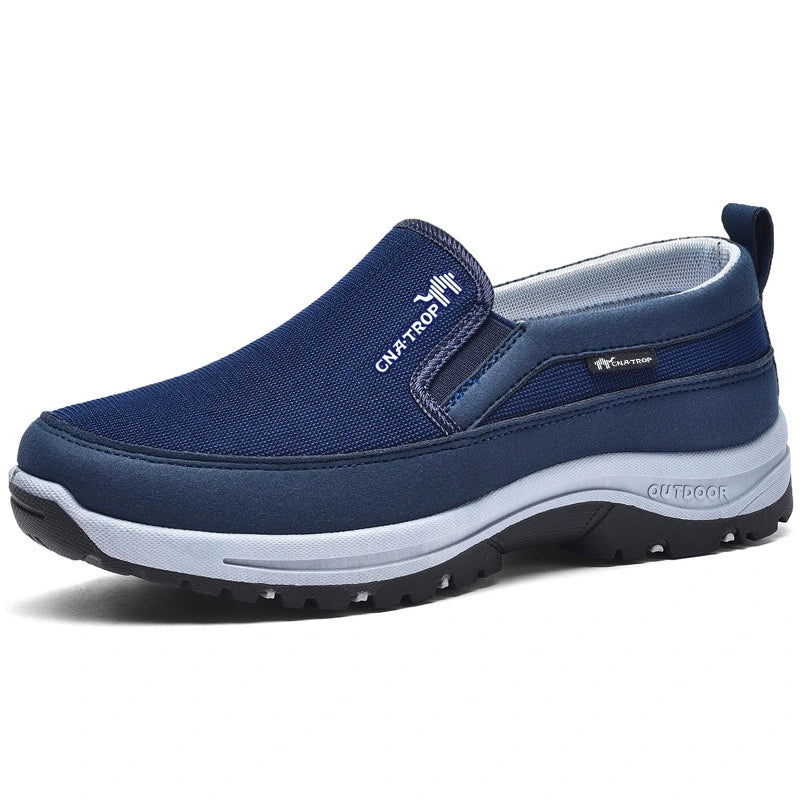 Atmungsaktive orthopädische leichte Wanderschuhe für unterwegs - Blau