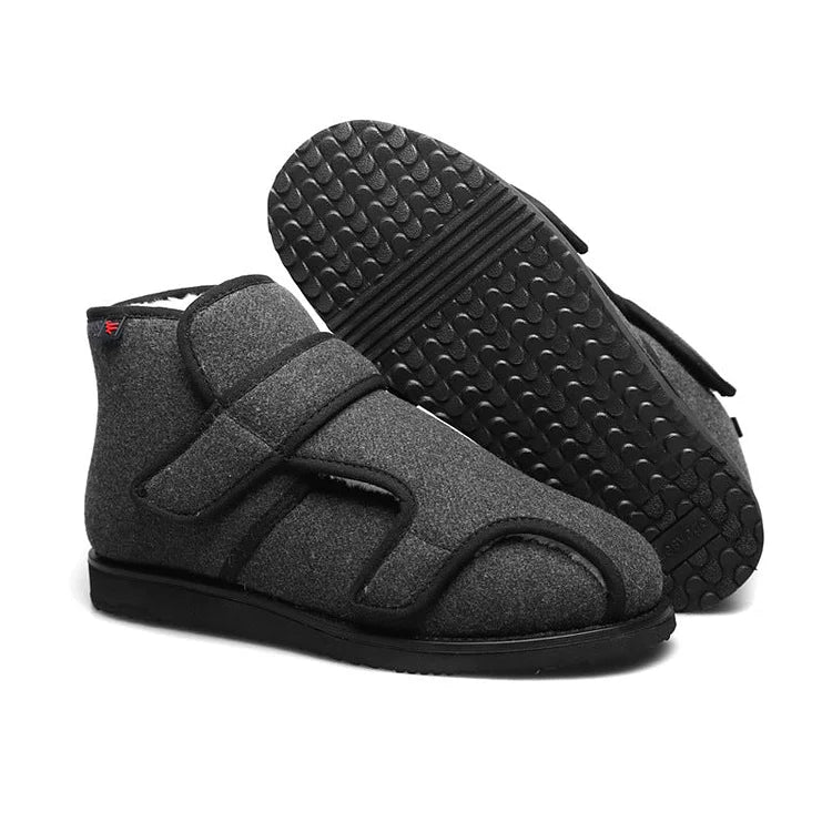 M-ICE GUARD Leicht an- und auszuziehende verstellbare extra breite Stiefel ohne Schnürung