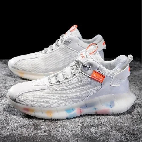 Air Sole Sneakers Galaxy Neon High Tops Schuhe Herren Laufschuhe