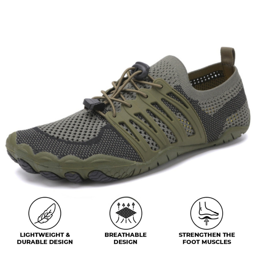 Rutschfeste Barfuß-Orthopädieschuhe für alle Umgebungen - Grün