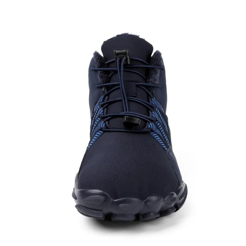 Rutschfeste & universelle Barfuß-Orthopädie-Schuhe für den Winter - Blau