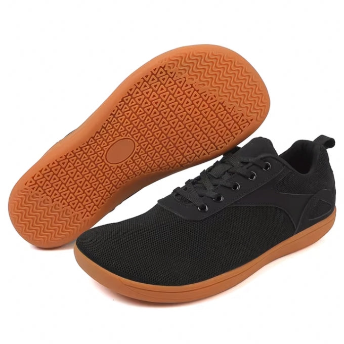Barfuß-Komfortschuhe mit rutschfester Laufsohle – Schwarz