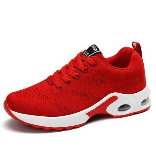 Orthopädische Laufschuhe Cushion Go - Rot