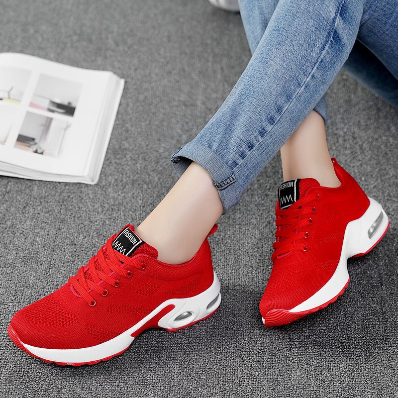 Orthopädische Laufschuhe Cushion Go - Rot
