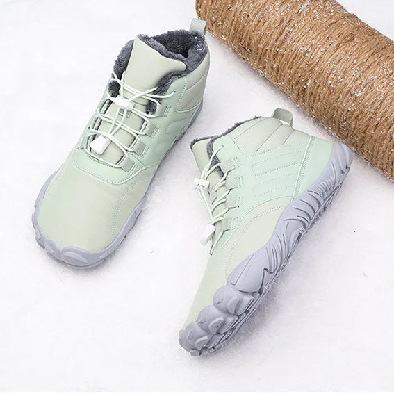 Winter Plüsch Warm Wasserdicht Anti-Rutsch Barfuß Schuhe Outdoor Wandern Sneakers