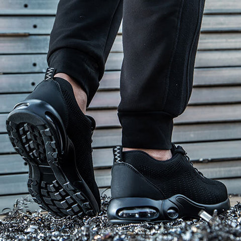 Bequeme Schuhe mit Stahlkappe gegen Ermüdung