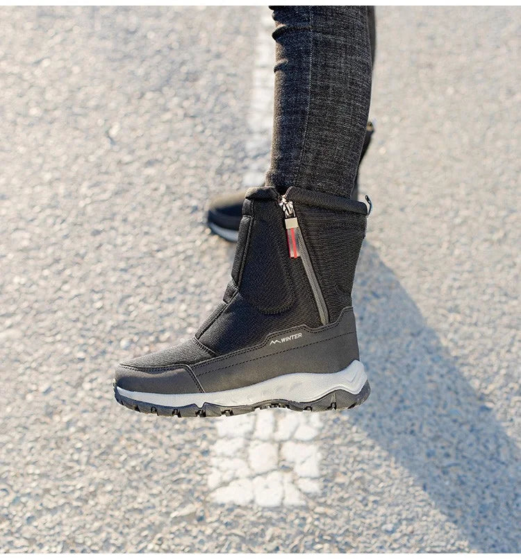 Winterstiefel für Damen & Herren – Mit praktischem Reißverschluss an der Seite