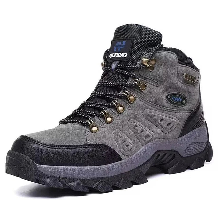 Warme rutschfeste High-Top-Wanderschuhe für den Winter im Freien mit dicker Sohle