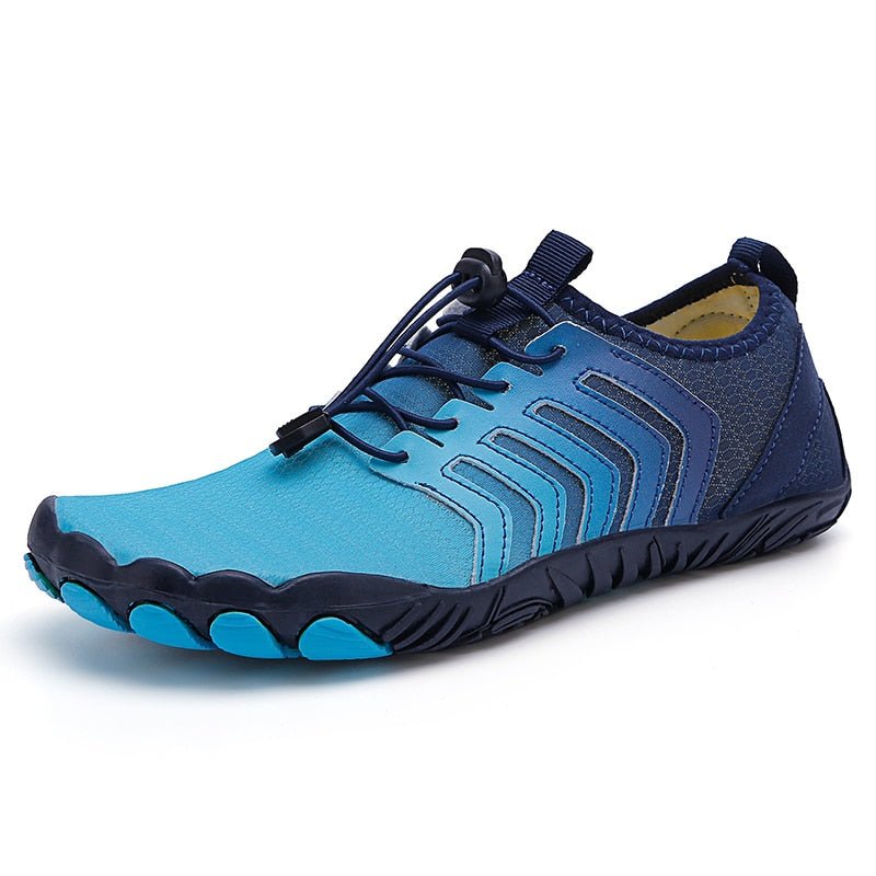 Dunkelblaue universelle rutschfeste Barfuß-Orthopädieschuhe