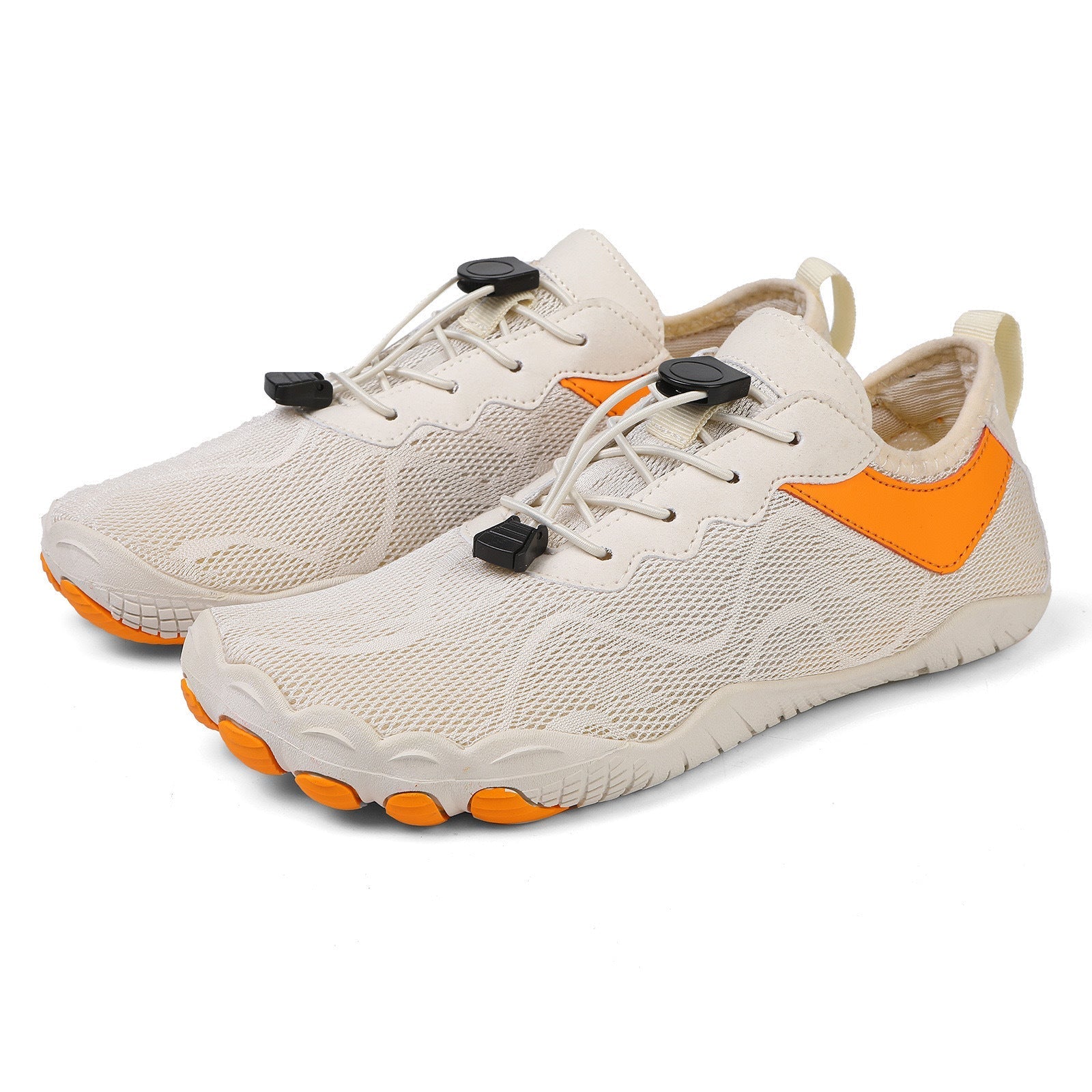 Rutschhemmende orthopädische Barfußschuhe – Beige
