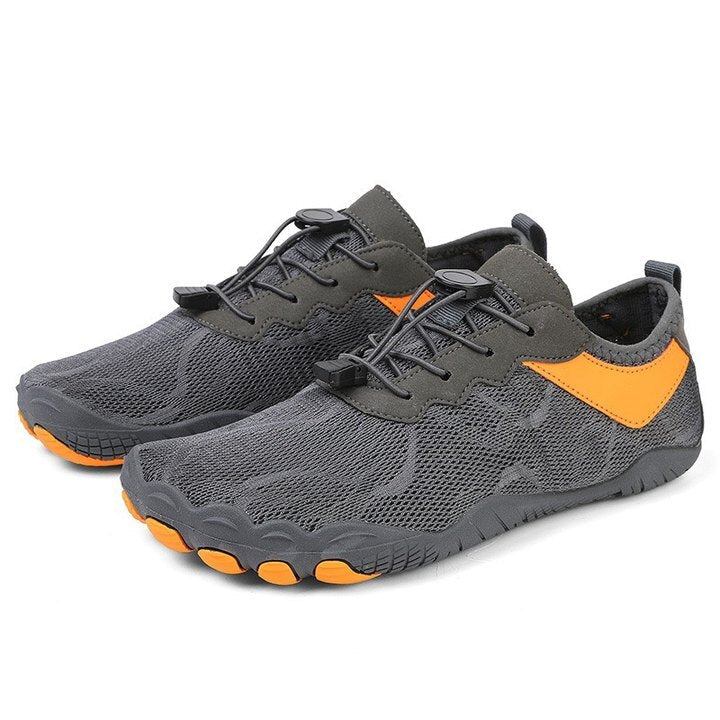 Rutschfeste Barfuß-Komfortschuhe – Grau
