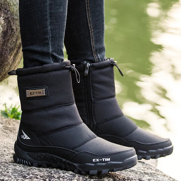 Herren-Winterstiefel für Outdoor – warm wasserdicht und rutschfest