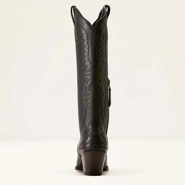 Bestickte Westernstiefel mit Blockabsatz und niedrigem Absatz