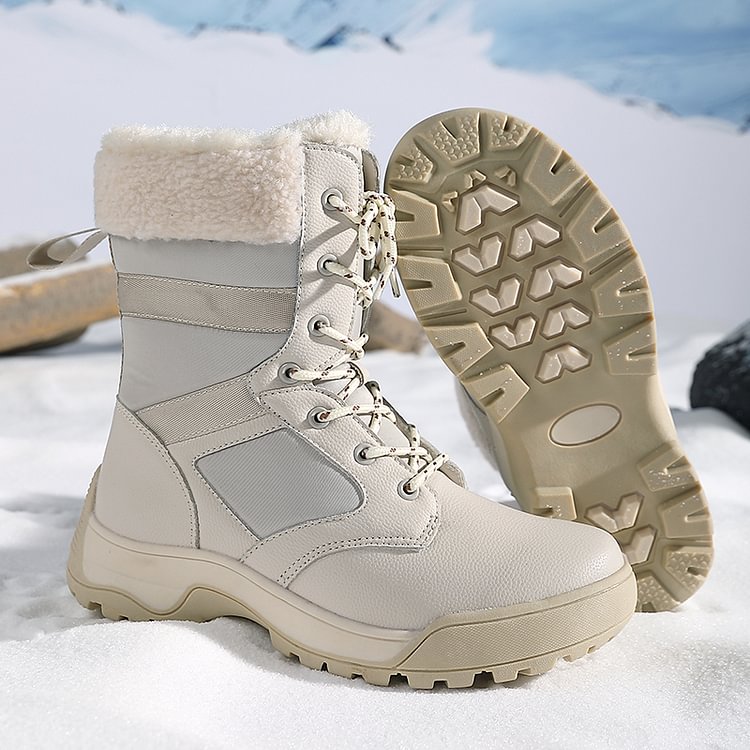 Wasserdichte Schneestiefel – Damen rutschfest & gefüttert