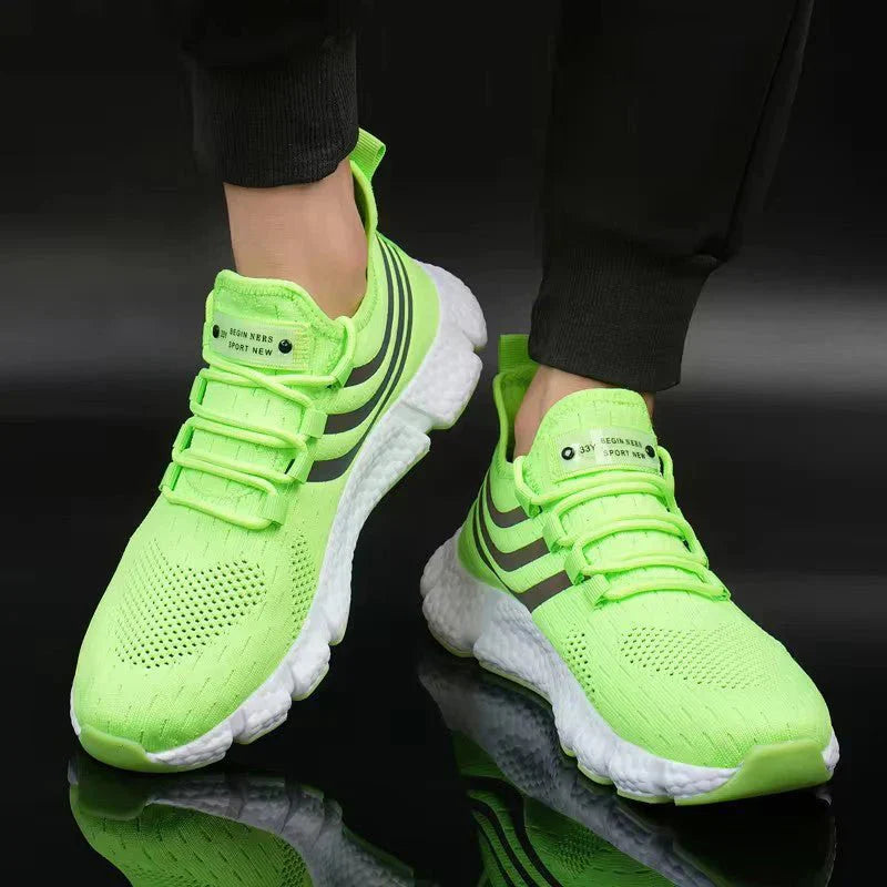 BreezeStep Vulkanisierte Sneakers – Unisex Slip-On Mesh-Wander- und Laufschuhe