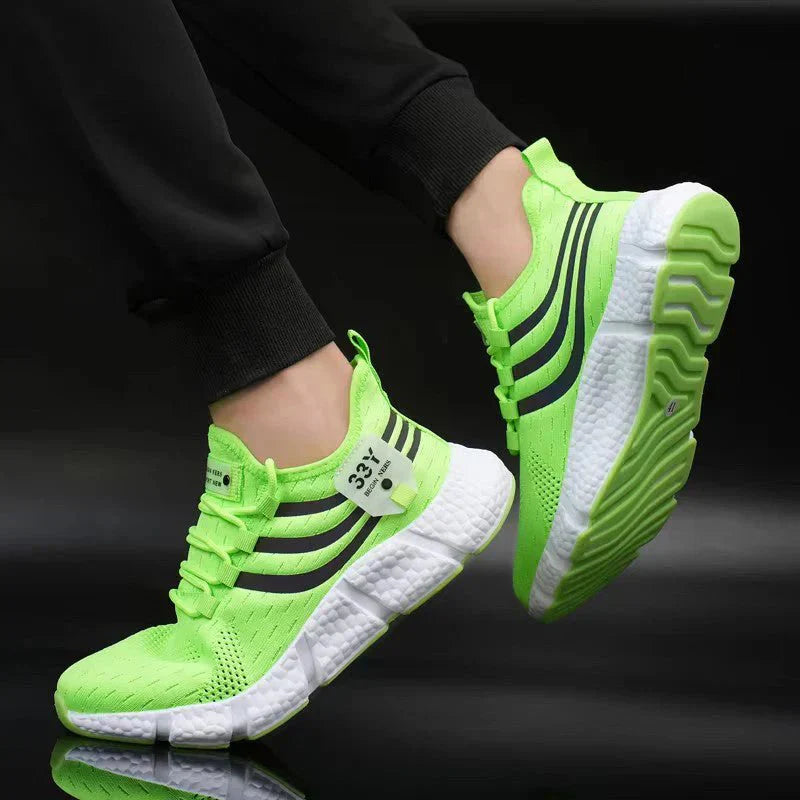 BreezeStep Vulkanisierte Sneakers – Unisex Slip-On Mesh-Wander- und Laufschuhe