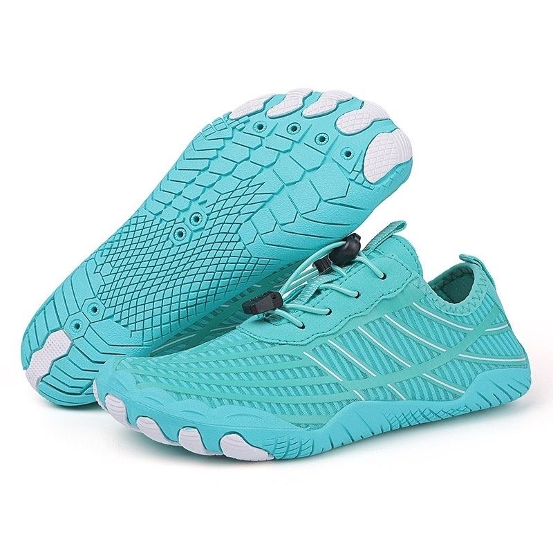 Rutschfeste orthopädische Barfußschuhe für breite Füße - Blau