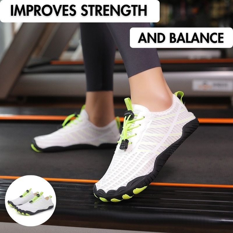 Rutschfeste orthopädische Barfußschuhe für breite Füße - Türkis