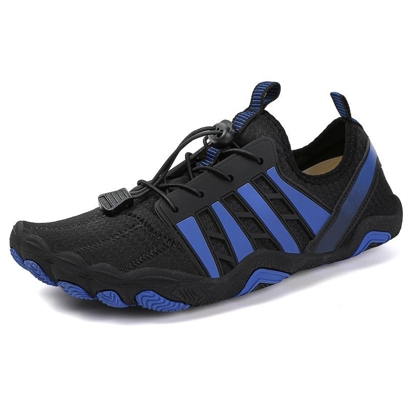 Rutschfeste orthopädische Barfußschuhe mit breiter Zehenpartie – Blau