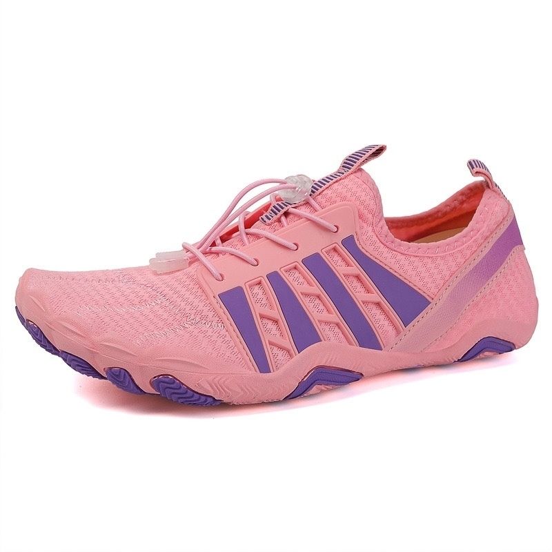 Rutschfeste orthopädische Barfußschuhe mit breiter Zehenpartie – Rosa