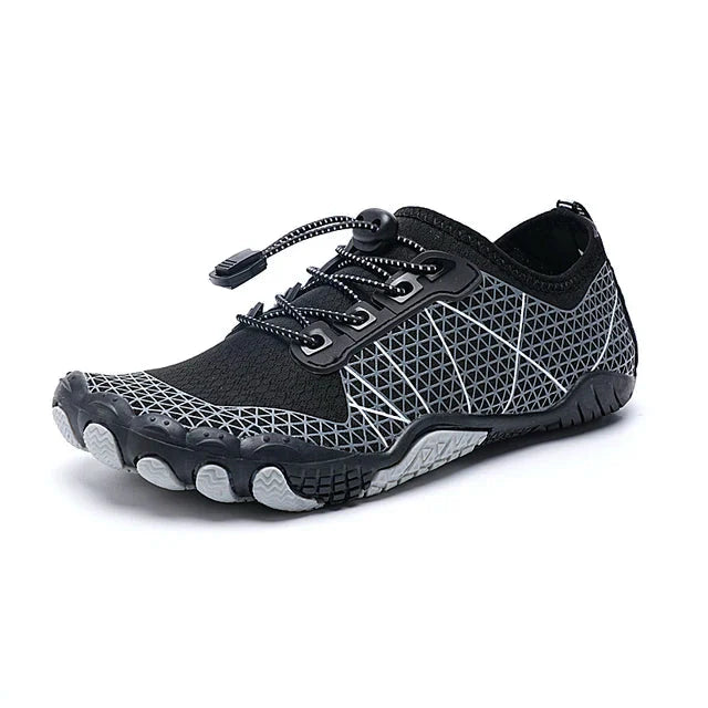 Bequeme orthopädische Barfußschuhe - Schwarz