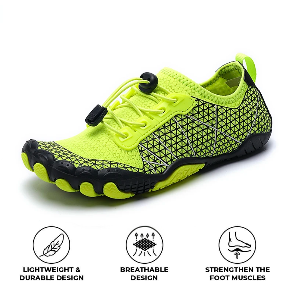 Bequeme orthopädische Barfußschuhe - Gelb